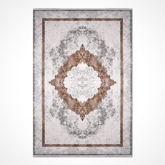 Blake Beige Classic Viscose Machine Made Area Rug