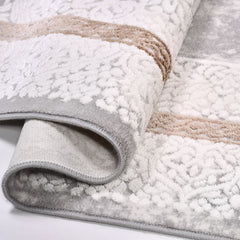 Blake Beige Classic Viscose Machine Made Area Rug