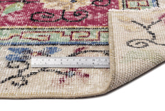 Atina Burgundy Classic Wool Handmade Area Rug 6'2" x 9'11"