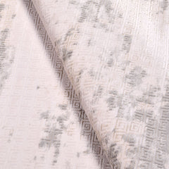 Modern Area Rug – Machine Made Cream Polyester Carpet for Living Room