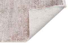 Vintage Area Rug – Machine Made Beige Overdyed Carpet with Soft Texture