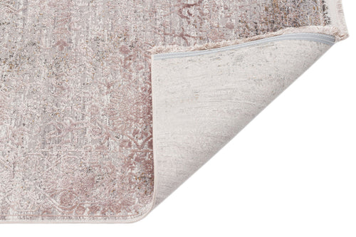 Vintage Area Rug – Machine Made Beige Overdyed Carpet with Soft Texture