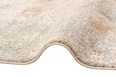 Vintage Area Rug – Gold Machine Made Rug | Modern Living Room Carpet, Soft Texture