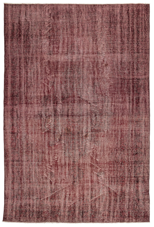 Atina Red Vintage Wool Handmade Area Rug 7'3" x 10'11"