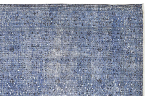 Atina Blue Vintage Wool Handmade Area Rug 6'0" x 10'4"