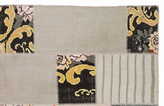 Teselya 1247 Beige Floral Wool Handmade Area Rug 5'3" x 7'7"