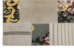 Teselya 1247 Beige Floral Wool Handmade Area Rug 5'3" x 7'7"