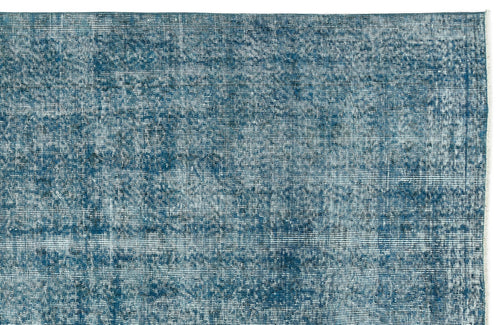 Atina Turquoise Vintage Wool Handmade Area Rug 5'3" x 9'7"