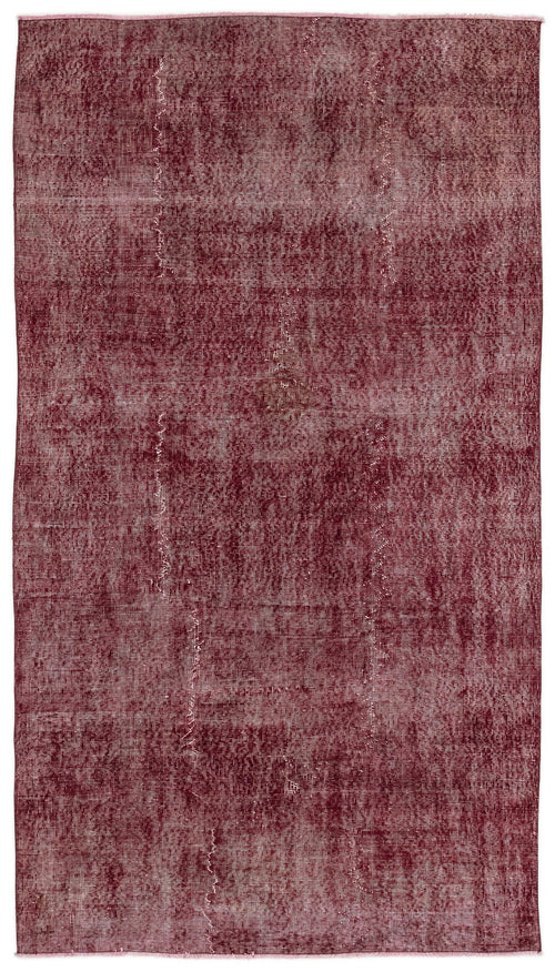 Atina Red Vintage Wool Handmade Area Rug 4'8" x 8'4"