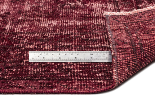 Atina Red Vintage Wool Handmade Area Rug 5'5" x 8'10"