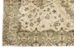 Atina Beige Classic Wool Handmade Area Rug 5'9" x 10'2"