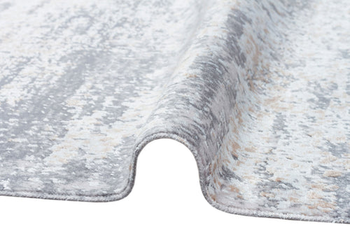 Vintage Machine Made Rug - Grey Area Rug | Washable Non Slip Flatweave Carpet