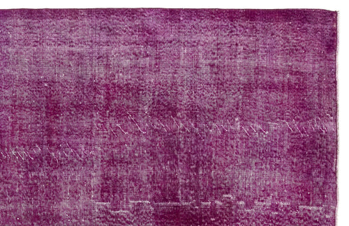 Atina Pink Vintage Wool Handmade Area Rug 6'7" x 9'11"