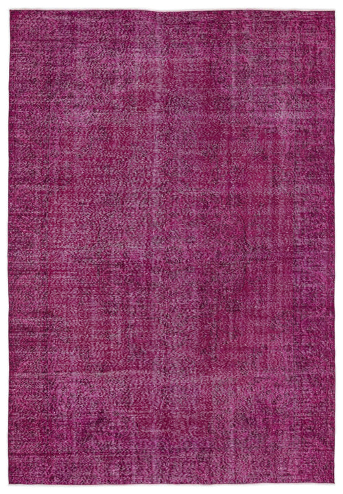 Atina Pink Vintage Wool Handmade Area Rug 5'9" x 10'0"