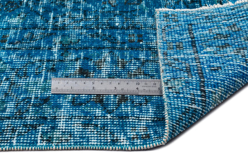 Atina Turquoise Vintage Wool Handmade Area Rug 6'0" x 10'0"