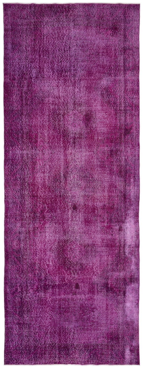 Atina Pink Vintage Wool Handmade Area Rug 4'9" x 12'10"