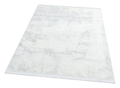 Costa Mesa White Modern Machine Made Area Rug