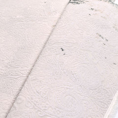 Modern Bamboo Area Rug – Machine Made Rug with Soft Pile Carpet Grey