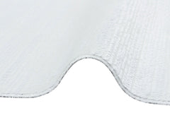 Modern Machine Made Rug - White Area Rug | Dustproof Washable Non Slip Flatweave Carpet