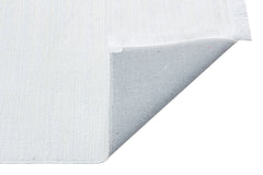 Modern Machine Made Rug - White Area Rug | Dustproof Washable Non Slip Flatweave Carpet