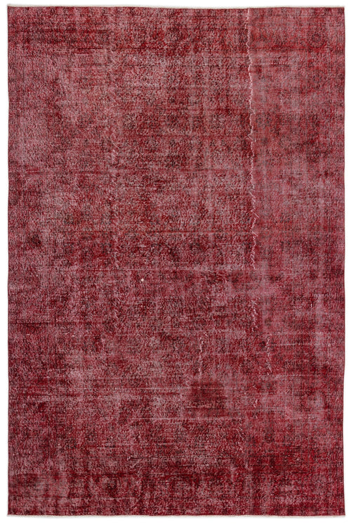 Atina Red Vintage Wool Handmade Area Rug 6'11" x 10'4"
