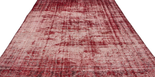 Atina Red Vintage Wool Handmade Area Rug 6'8" x 9'9"