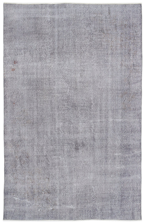 Atina Blue Vintage Wool Handmade Area Rug 5'1" x 11'2"