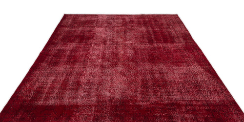 Atina Red Vintage Wool Handmade Area Rug 6'9" x 10'2"