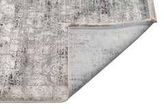 Vintage Area Rug | Pistoia Mink Machine Made Rug, High Low Carved Carpet, Easy To Clean