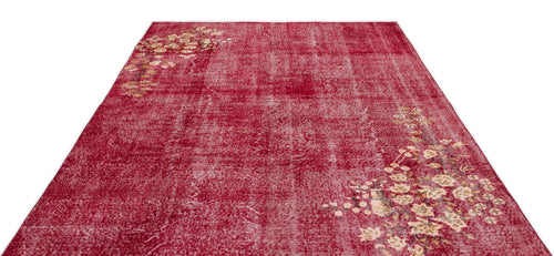 Atina Cream Vintage Wool Handmade Area Rug 6'6" x 10'0"