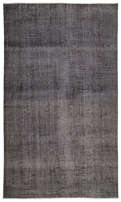 Atina Grey Vintage Wool Handmade Area Rug 6'5" x 10'7"