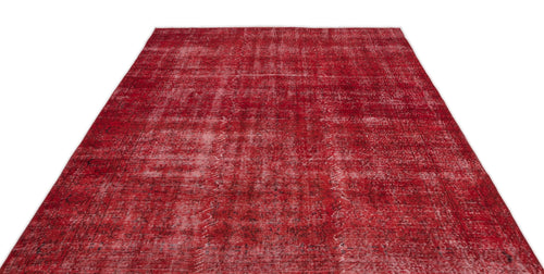 Atina Red Vintage Wool Handmade Area Rug 6'10" x 10'4"
