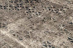 Geometric Area Rug - Cotton Chenille Digital Print Rug for Living Room