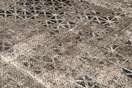 Geometric Area Rug - Cotton Chenille Digital Print Rug for Living Room