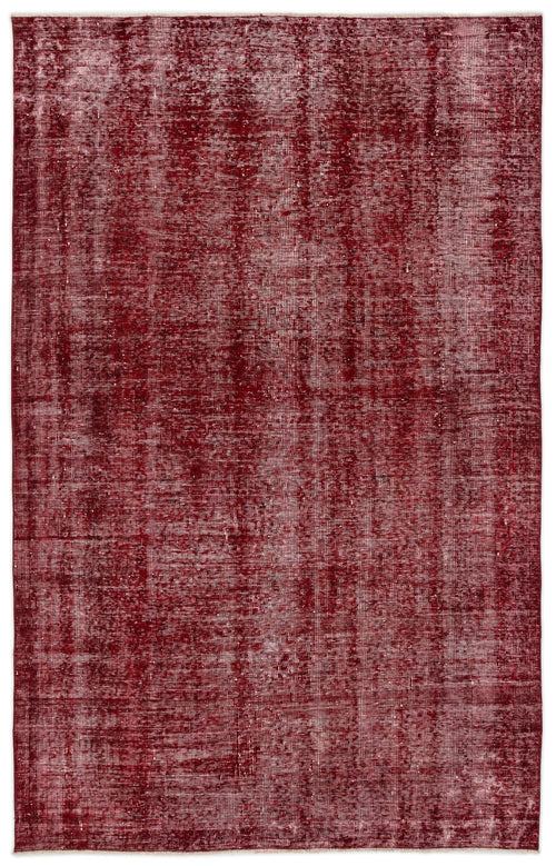 Atina Red Vintage Wool Handmade Area Rug 5'0" x 9'2"