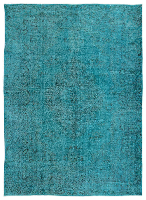 Atina Turquoise Vintage Wool Handmade Area Rug 6'0" x 8'6"
