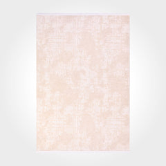 Millia Cream Modern Bamboo Viscose Machine Made Area Rug