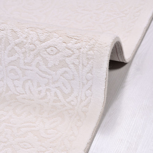 Bamboo Viscose Area Rug – Classic Machine Made Rug With Overlocked Edge, 11mm Pile