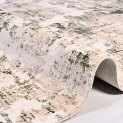 Modern Bamboo Area Rug – Machine Made Rug With Soft Pile & Overlocked Edge