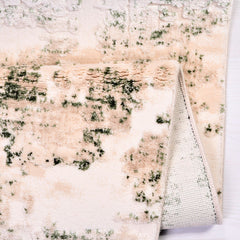 Modern Bamboo Area Rug – Machine Made Rug With Soft Pile & Overlocked Edge