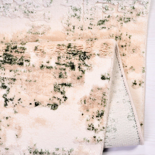 Modern Bamboo Area Rug – Machine Made Rug With Soft Pile & Overlocked Edge