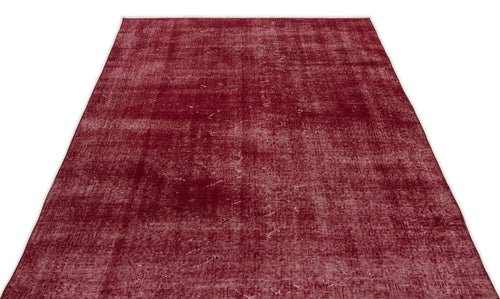 Atina Red Vintage Wool Handmade Area Rug 4'9" x 8'6"