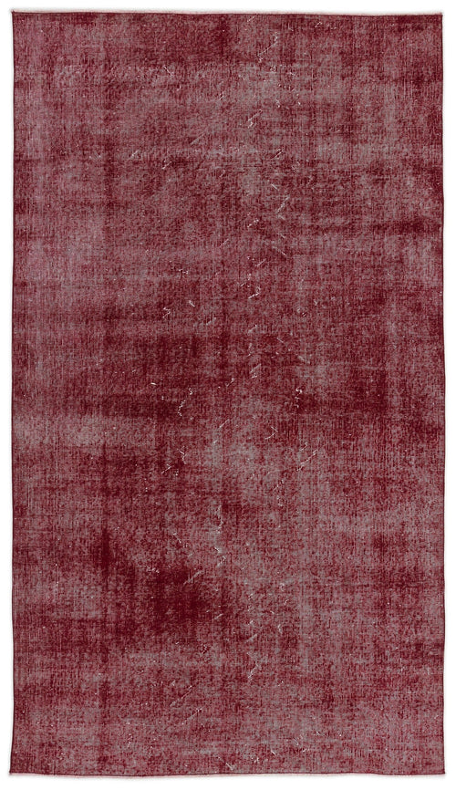 Atina Red Vintage Wool Handmade Area Rug 4'9" x 8'6"
