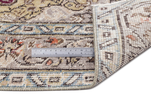 Atina Burgundy Classic Wool Handmade Area Rug 4'10" x 9'8"