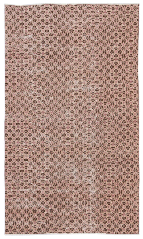 Atina Cream Vintage Wool Handmade Area Rug 5'10" x 9'9"