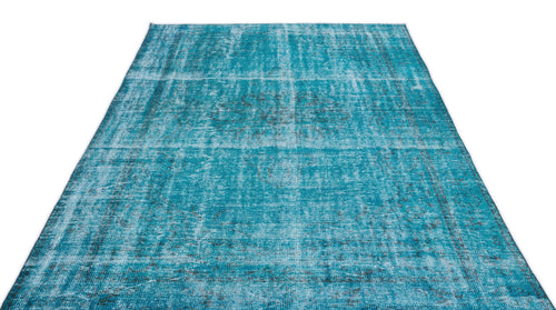 Atina 15901 Turquoise Vintage Wool Handmade Area Rug 6'0" x 9'7"