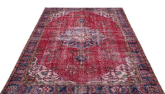 Atina Red Classic Wool Handmade Area Rug 5'5" x 9'2"