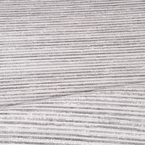 Grey Striped Area Rug – Machine Made Rug With 10 mm Pile Height, Acrylic Yarn