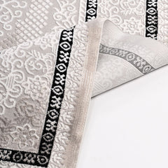 Camryn Grey Classic Machine Made Area Rug