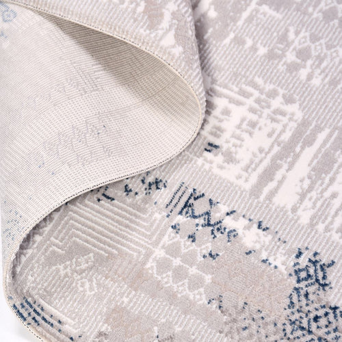 Miranda Beige Modern Machine Made Area Rug